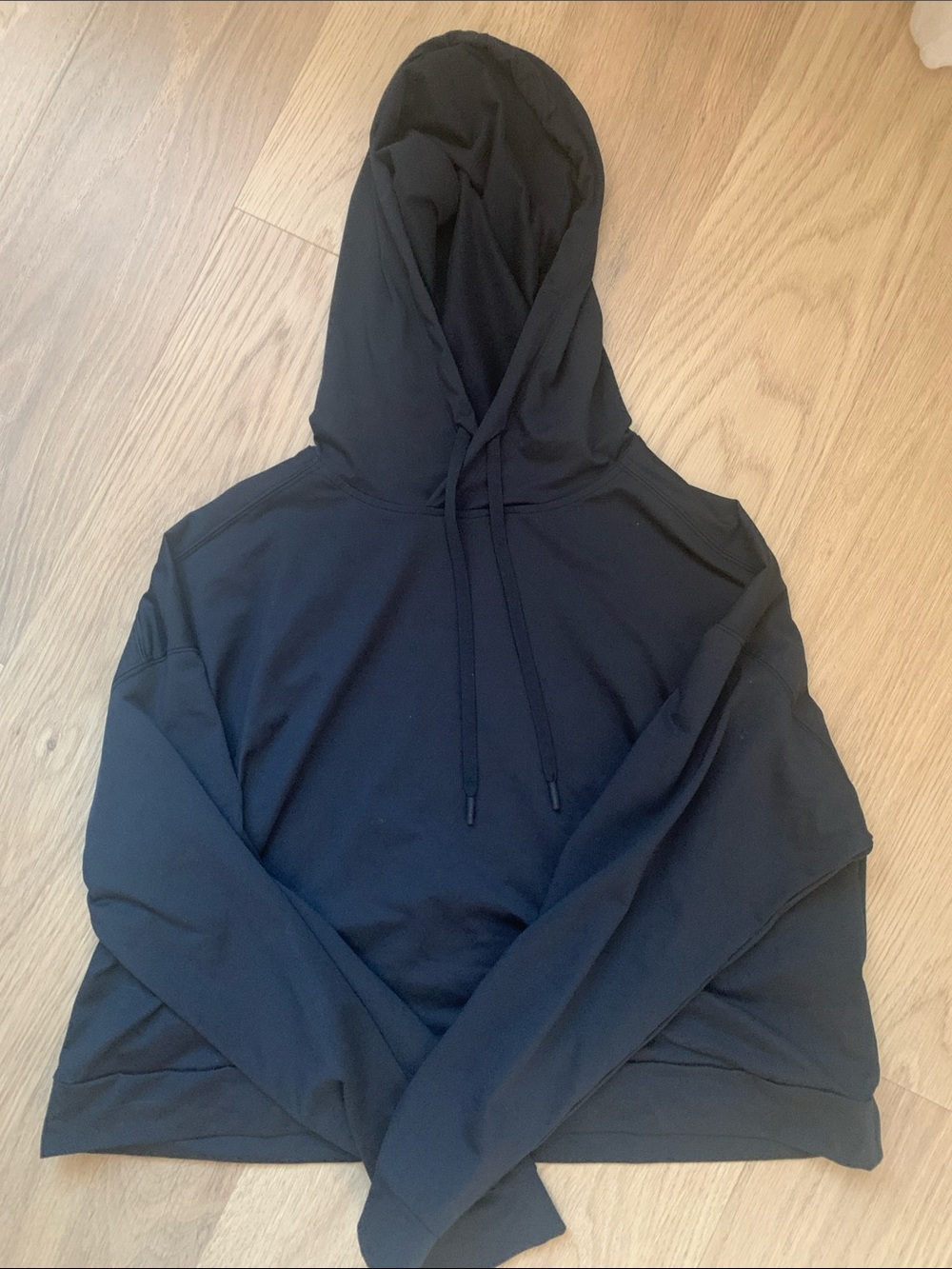 all in motion Black Women's Cropped Hoodie Sweatshirt